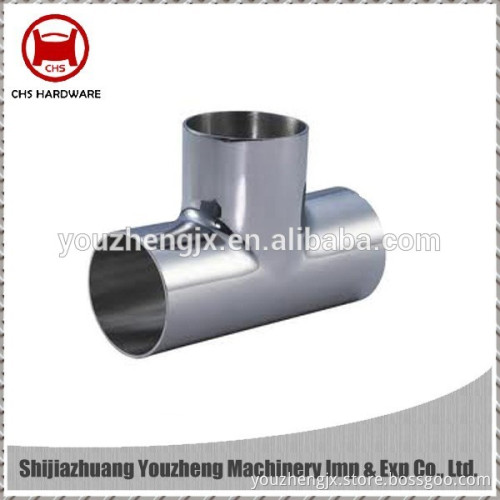 China Supplier stainless steel pipe fitting tee